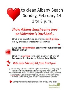 Feb 14 2016 Albany Beach cleanup flyer final